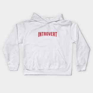 Introvert Kids Hoodie